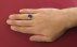 انگشتر یاقوت آفریقایی کبود یی کلاسیک مردانه دست ساز-7