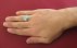 انگشتر فیروزه نیشابوری خوش رنگ مردانه-5