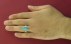 انگشتر فیروزه نیشابوری خوش رنگ مردانه دست ساز با برلیان اصل-6
