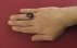 انگشتر عقیق یمنی قرمز درشت مردانه دست ساز-6