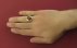 انگشتر عقیق یمنی نارنجی فاخر مردانه دست ساز-7