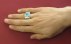 انگشتر توپاز خوش رنگ مردانه دست ساز-7
