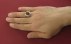 انگشتر عقیق یمنی قرمز خوش رنگ مردانه دست ساز-7