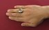 انگشتر در نجف زلال شاهانه مردانه دست ساز-5