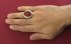 انگشتر عقیق یمنی قرمز درشت فاخر مردانه دست ساز [پنج تن]-7