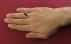 انگشتر عقیق یمنی قرمز برجسته خوش رنگ الماس تراش مردانه دست ساز-7