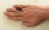 انگشتر عقیق یمنی قرمز مرغوب درشت رکاب آینه کاری گل لاله مردانه دست ساز-7