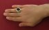 انگشتر عقیق یمنی قرمز الماس تراش فاخر مردانه دست ساز-6
