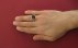 انگشتر عقیق یمنی قرمز درشت رکاب صفوی مردانه دست ساز-5