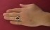 انگشتر عقیق یمنی قرمز مرغوب دور مردانه دست ساز با برلیان اصل-6