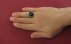 انگشتر عقیق یمنی سیاه مشکی مرغوب مردانه-5