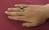 انگشتر عقیق یمنی قرمز ابروبادی مردانه دست ساز-6