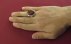 انگشتر عقیق یمنی قرمز درشت ابروبادی مردانه دست ساز-6