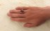 انگشتر عقیق یمنی قرمز ابروبادی خوش رنگ مردانه دست ساز-5