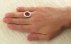 انگشتر عقیق یمنی قرمز مرغوب شاهانه مردانه دست ساز-7