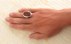 انگشتر عقیق یمنی قرمز درشت الماس تراش مردانه-7