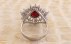 انگشتر یاقوت قرمز سرخ سلطنتی طرح پرنسس زنانه-4