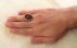 انگشتر عقیق یمنی قرمز درشت شاهانه مردانه دست ساز-7