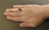 انگشتر عقیق یمنی قرمز طرح کلاسیک مردانه-6