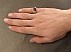 انگشتر عقیق یمنی قرمز طرح صفوی لوکس مردانه دست ساز-6