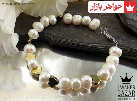عکس دستبند حدید زرد