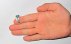 انگشتر توپاز آبی اشرافی مردانه دست ساز-7