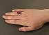 انگشتر عقیق یمنی قرمز طرح اشرافی درشت مردانه دست ساز-6