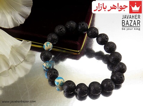 دستبند سنگ ماه تولد اسفند زنانه