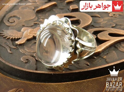 انگشتر سفید مردانه