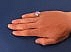انگشتر عقیق یمنی کبود لوکس تراش الماسه دست ساز-6