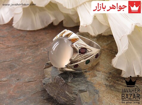 انگشتر زمرد مردانه