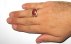 انگشتر عقیق قرمز سرخ مرغوب مردانه دست ساز-9