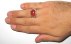 انگشتر عقیق یمنی قرمز سرخ آبدار مردانه دست ساز-8