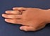 انگشتر عقیق یمنی نارنجی مرغوب مردانه دست ساز-6