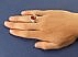 انگشتر عقیق یمنی قرمز فاخر مردانه دست ساز-6