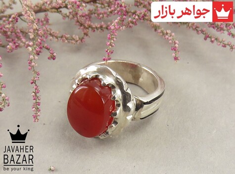 انگشتر سنگ ماه تولد تیر مردانه