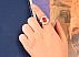 انگشتر عقیق یمنی قرمز طرح مهتاب زنانه-6
