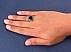 انگشتر عقیق سیاه خوش نقش شیک مردانه-6