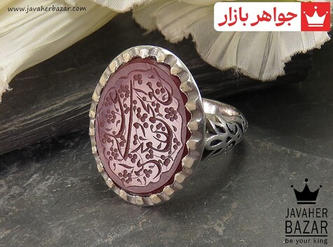 انگشتر سنگ ماه تولد دی مردانه