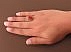 انگشتر عقیق یمنی قرمز طرح سلطنتی مردانه-6