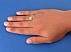 انگشتر یاقوت آفریقایی زرد مردانه دست ساز-6