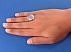 انگشتر عقیق کبود الماس تراش مردانه دست ساز-6