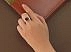 انگشتر عقیق یمنی قرمز طرح صفوی دست ساز با برلیان اصل-7