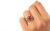انگشتر عقیق قرمز جواهری زنانه-6