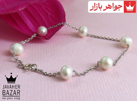 دستبند سنگ ماه تولد خرداد زنانه