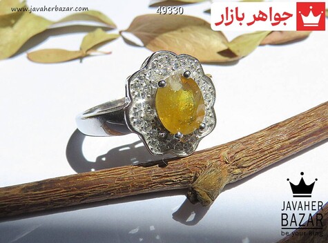 انگشتر سنگ ماه تولد دی زنانه