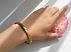 دستبند آلمینیوم آبکاری شده طرح بافت-5