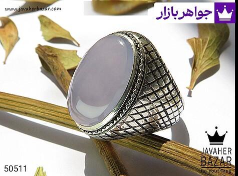 انگشتر عقیق آبی مردانه