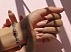 دستبند عقیق یمنی طرح اشرافی زنانه-5