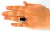 انگشتر عقیق سیاه درشت خوش رنگ دست ساز-8